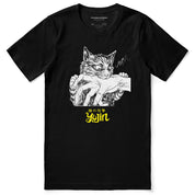 Bite Attack Cat T-Shirt | Yūjin Japanese Anime Streetwear Clothing