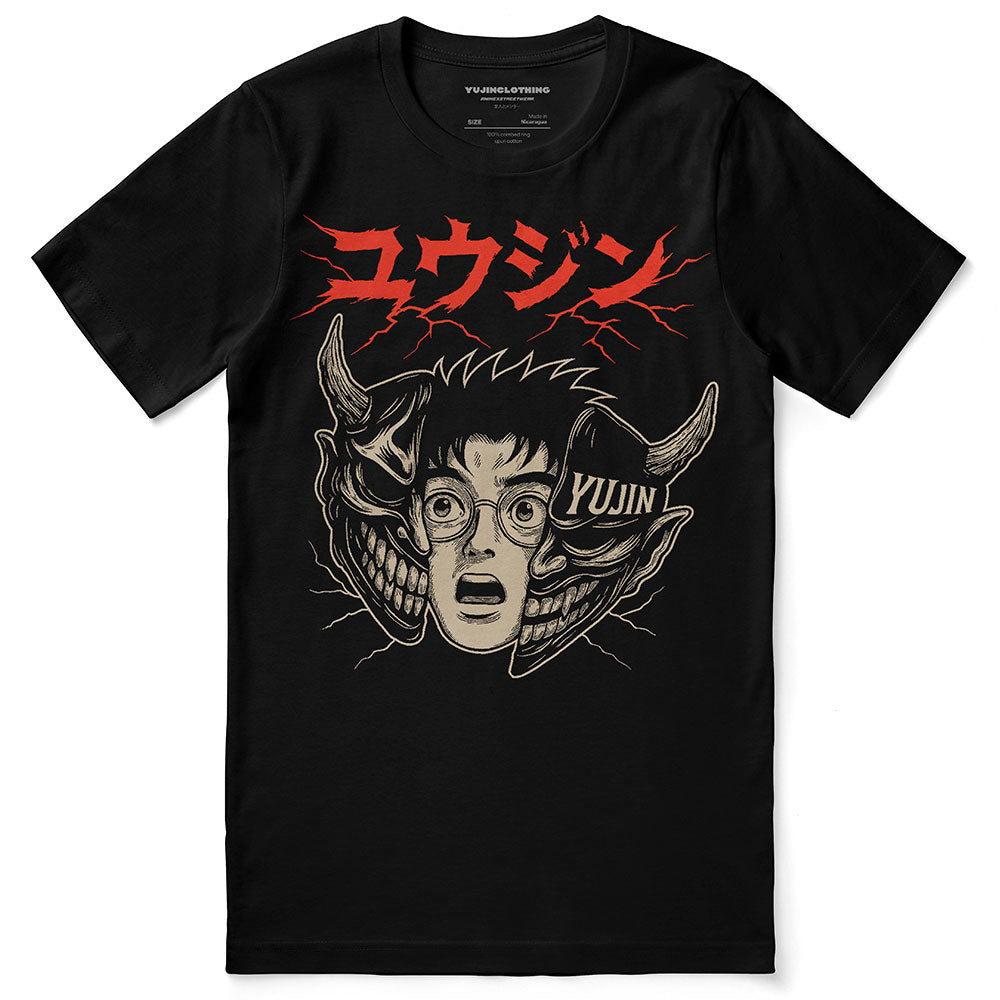 Two Souls Horror T-Shirt  | Yūjin Japanese Anime Streetwear Clothing