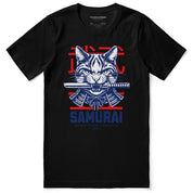 Samurai Cat T-Shirt | Yūjin Japanese Anime Streetwear Clothing