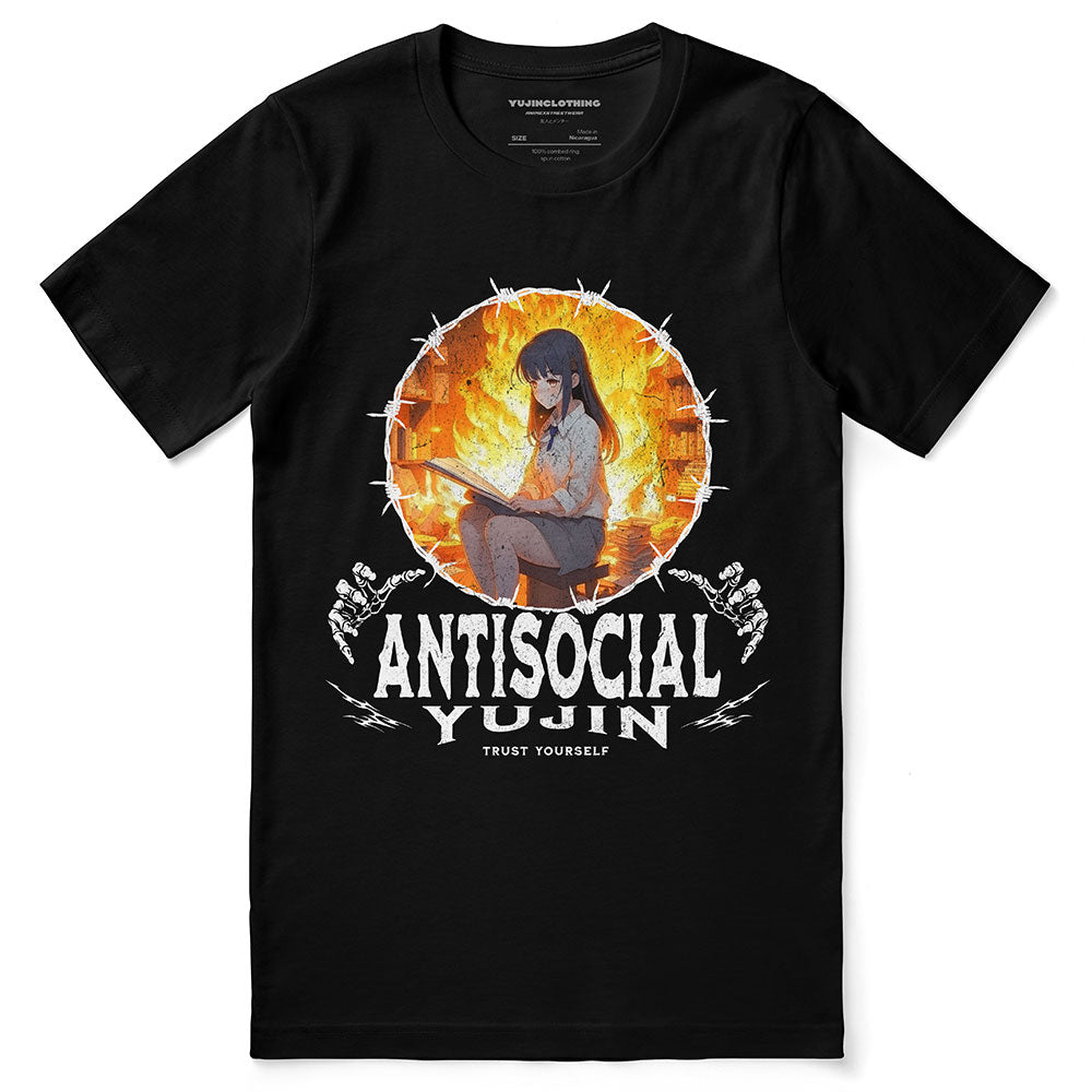 Antisocial T-Shirt | Yūjin Japanese Anime Streetwear Clothing
