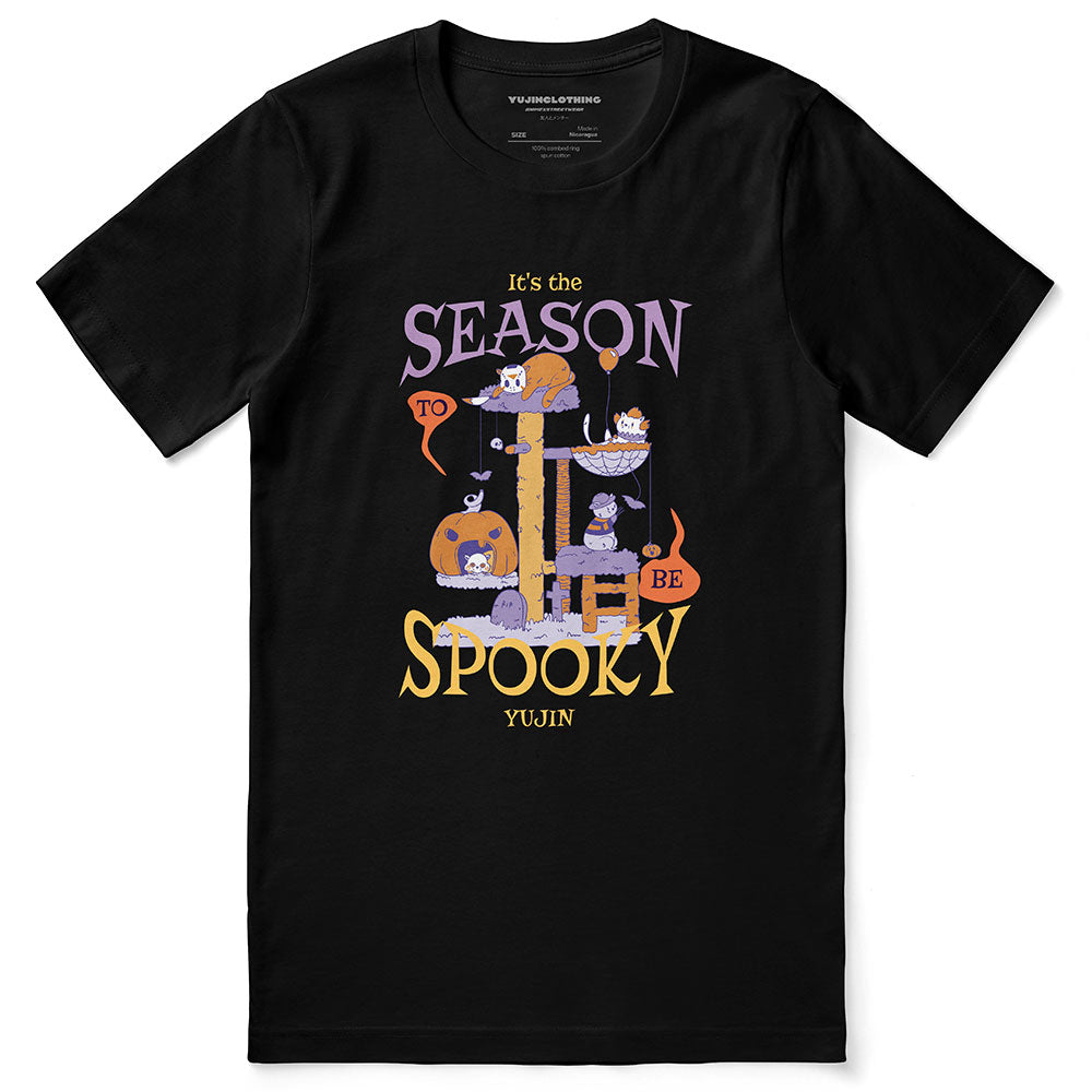 Spooky Season Cat T-Shirt | Yūjin Japanese Anime Streetwear Clothing