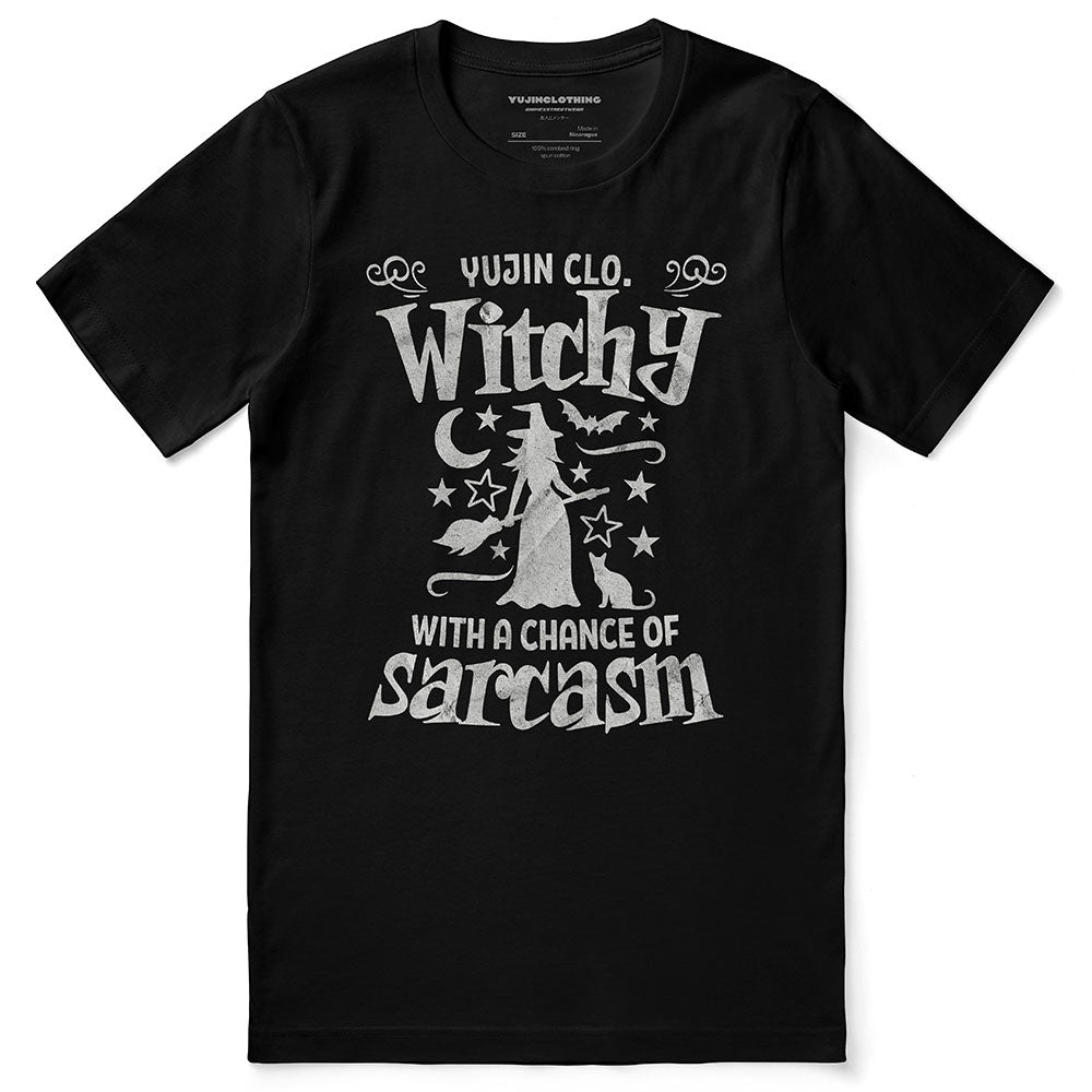 Witchy Cat T-Shirt | Yūjin Japanese Anime Streetwear Clothing