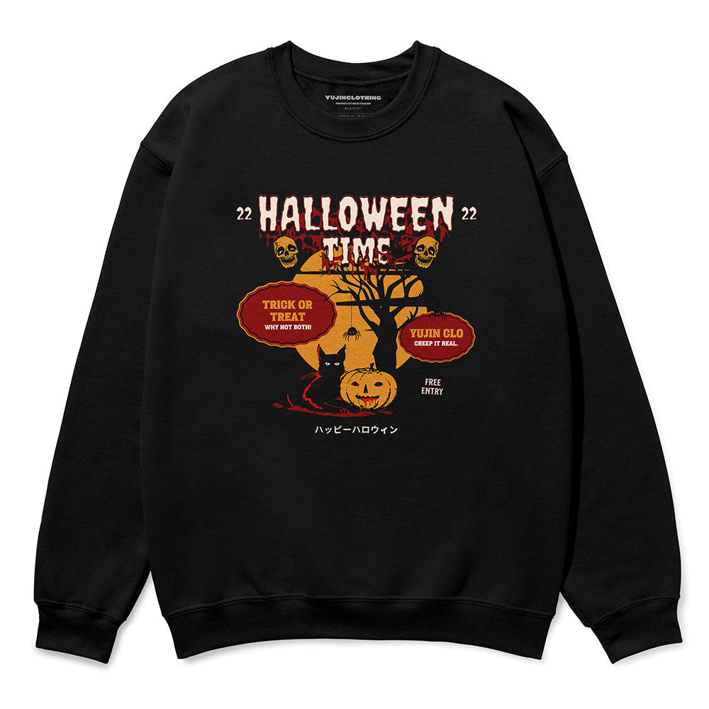 Halloween Time Sweatshirt | Yūjin Japanese Anime Streetwear Clothing