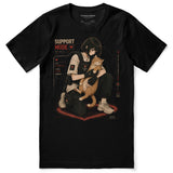 Support Mode Cat T-Shirt