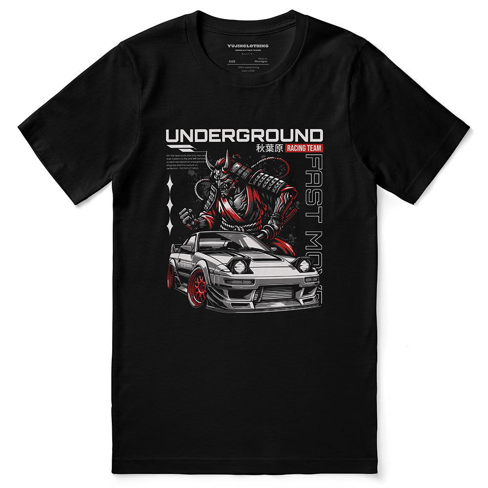 Underground Car T-Shirt | Yūjin Japanese Anime Streetwear Clothing