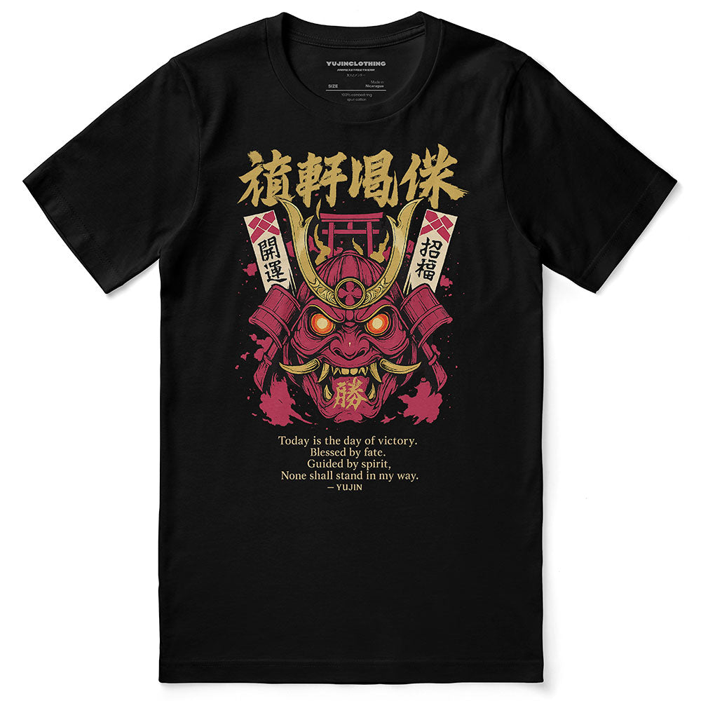 Victory Mask Streetwear T-Shirt | Yūjin Japanese Anime Streetwear Clothing
