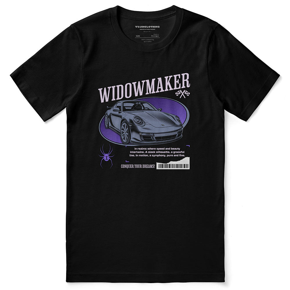 Widowmaker Car T-Shirt | Yūjin Japanese Anime Streetwear Clothing