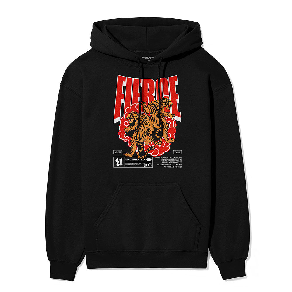 Fierce Tiger Hoodie | Yūjin Japanese Anime Streetwear Clothing