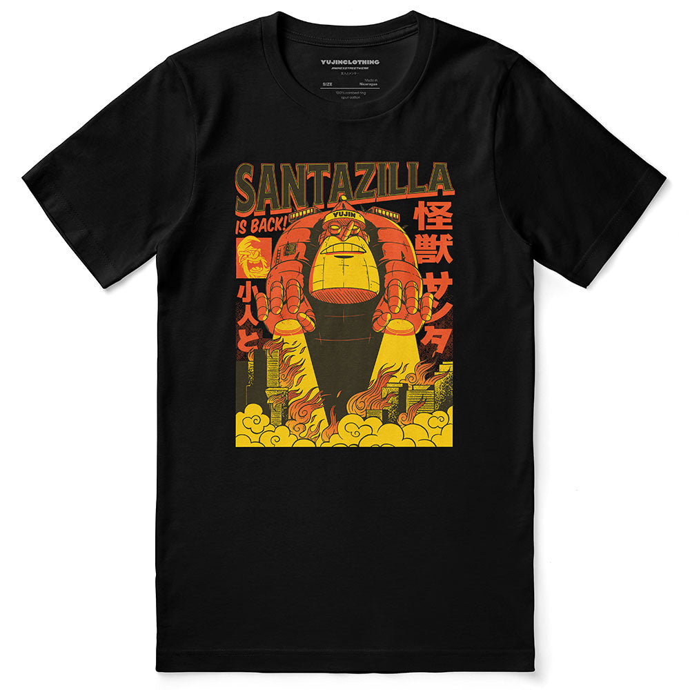 Santazilla Christmas T-Shirt | Yūjin Japanese Anime Streetwear Clothing