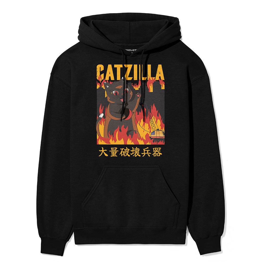 Catzilla City Cat Hoodie | Yūjin Japanese Anime Streetwear Clothing
