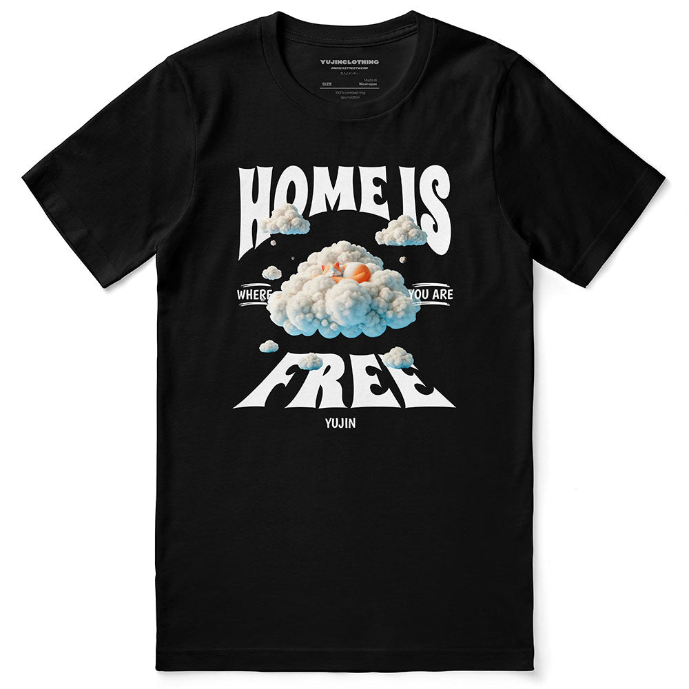 Home Cat T-Shirt | Yūjin Japanese Anime Streetwear Clothing