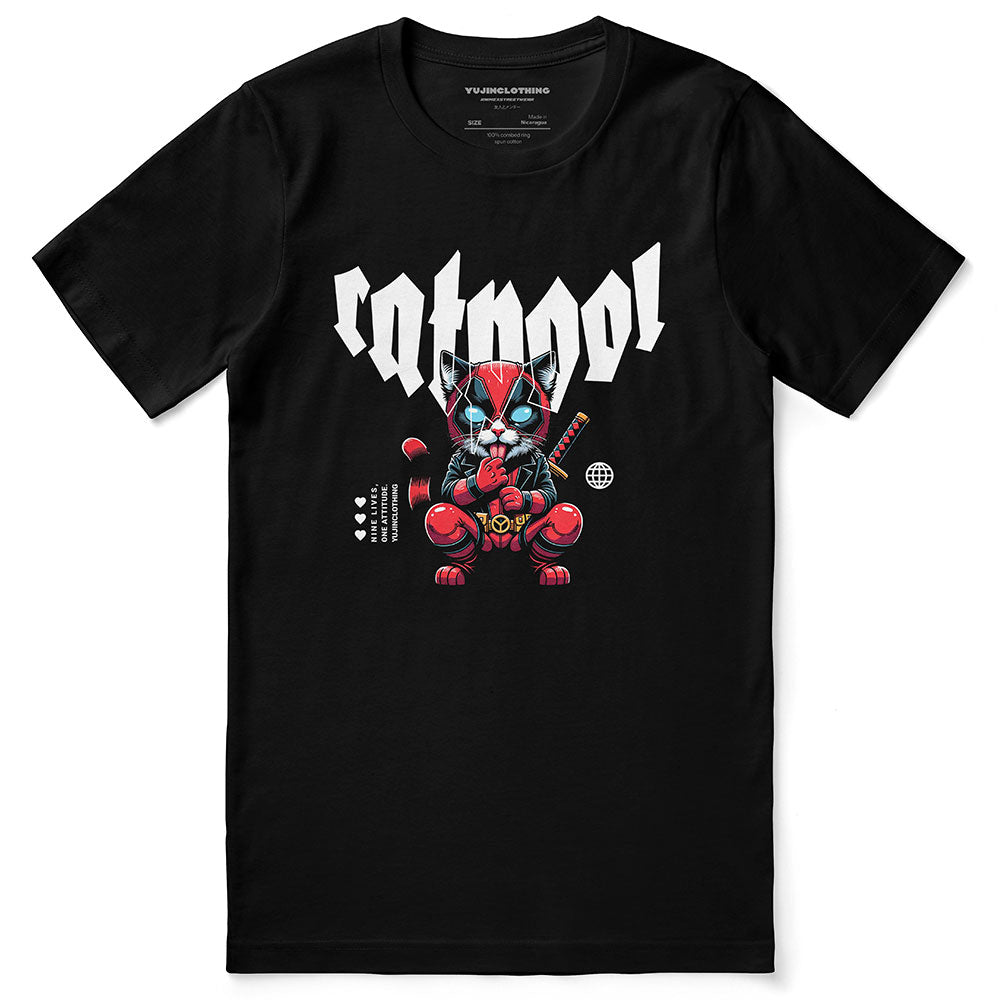 Catpool Rock T-Shirt | Yūjin Japanese Anime Streetwear Clothing