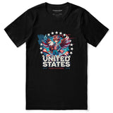 July 4th Eagle And Boy T-Shirt