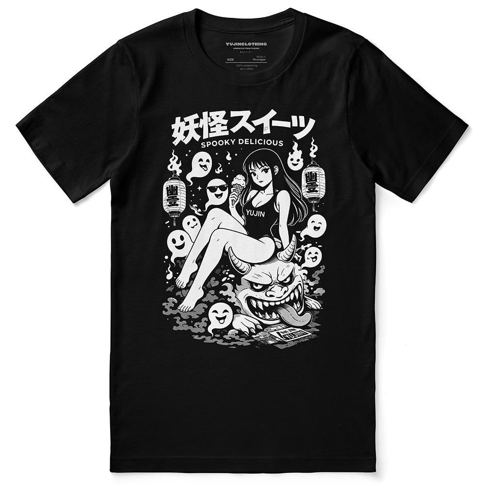 Spooky Ice Cream Ecchi T-Shirt