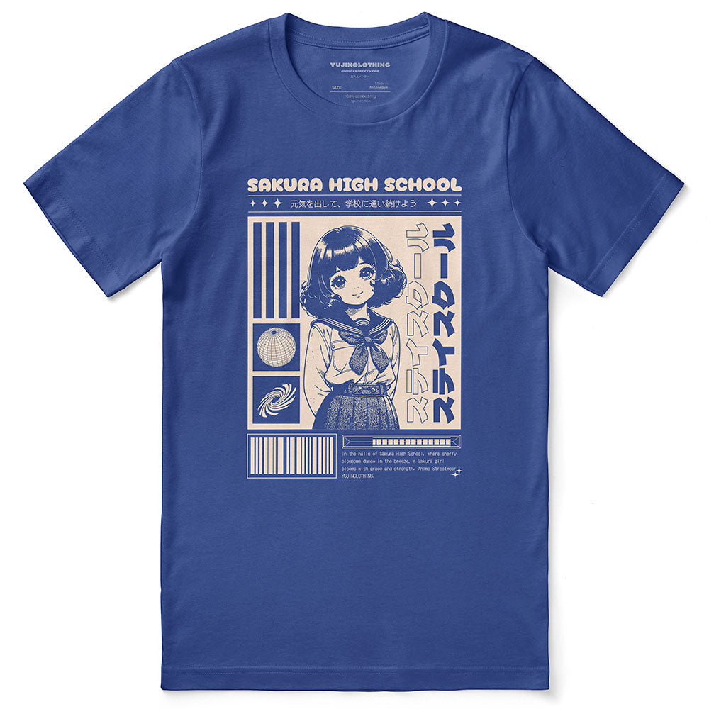 Highschool Girl T-Shirt | Yūjin Japanese Anime Streetwear Clothing