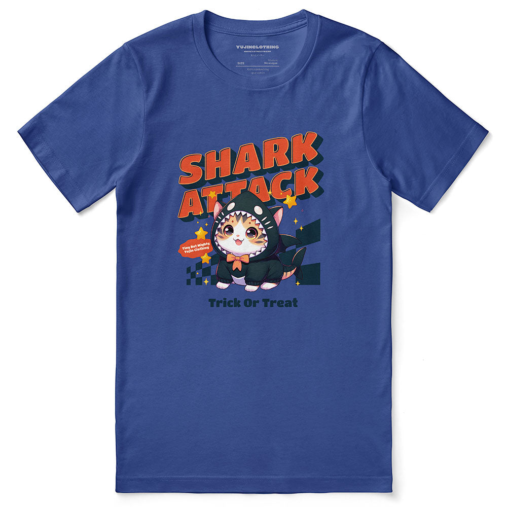 Shark Attack T-Shirt | Yūjin Japanese Anime Streetwear Clothing