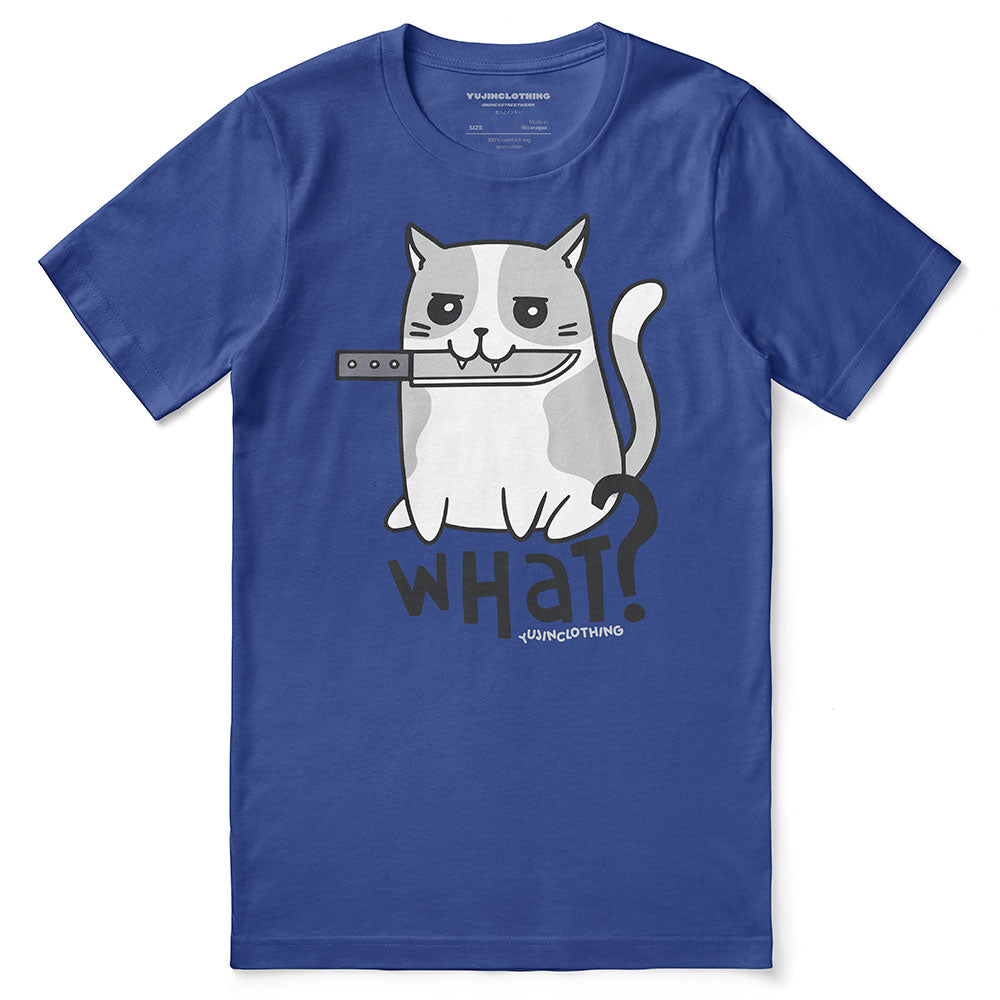 Bad Intentions Cat T-Shirt | Yūjin Japanese Anime Streetwear Clothing