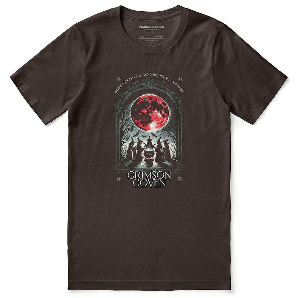 Crimson Coven T-Shirt | Yūjin Japanese Anime Streetwear Clothing