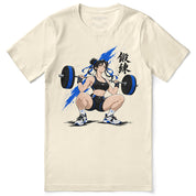 Built One Rep at a Time Fitness T-Shirt — Natural flat lay