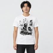 Celestial Driver Car T-Shirt — approved male studio mockup