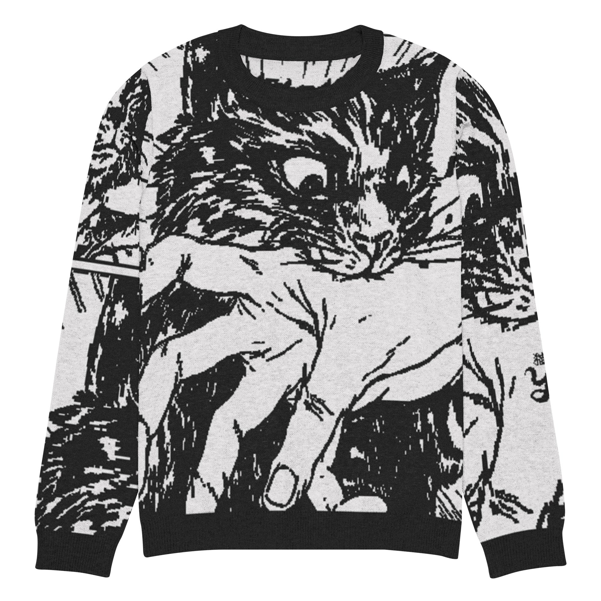 Sudden Attack Knitted Sweatshirt | Yūjin Japanese Anime Streetwear Clothing