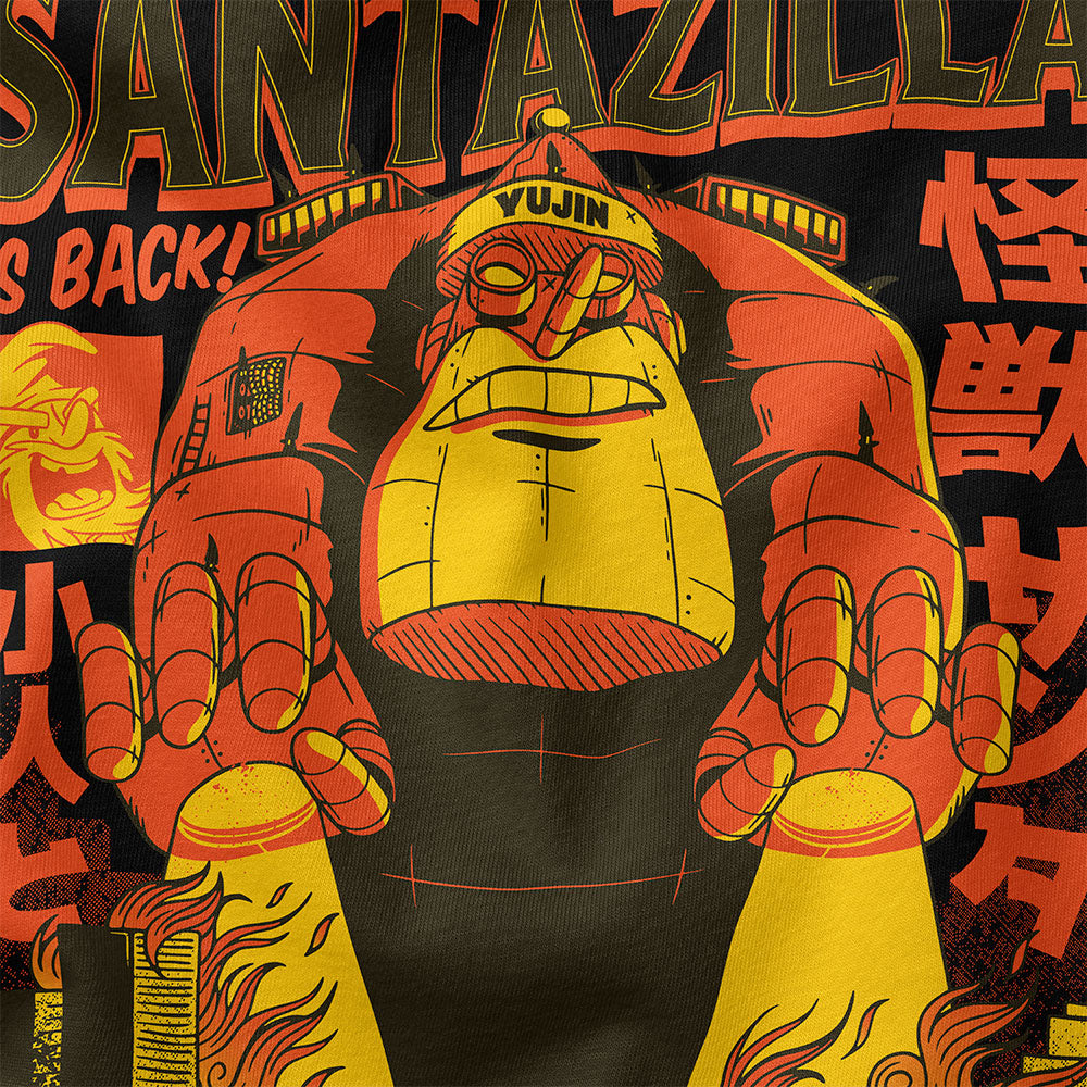 Santazilla Christmas T-Shirt | Yūjin Japanese Anime Streetwear Clothing