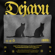 Dejavu Cat T-Shirt | Yūjin Japanese Anime Streetwear Clothing