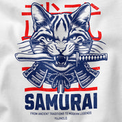 Samurai Cat T-Shirt | Yūjin Japanese Anime Streetwear Clothing