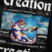 Divine Creation Cat T-Shirt | Yūjin Japanese Anime Streetwear Clothing