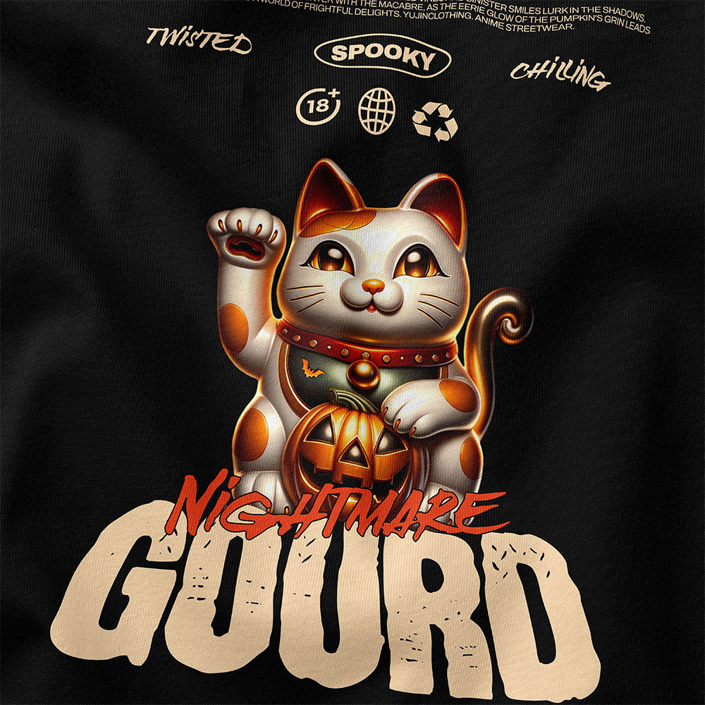 Gourd Nightmare Cat T-Shirt | Yūjin Japanese Anime Streetwear Clothing