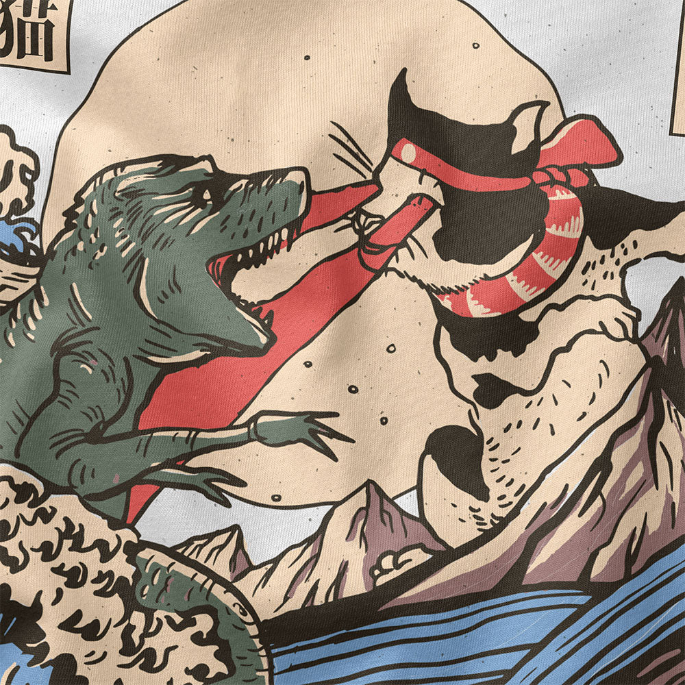 Cat Final Battle T-Shirt | Yūjin Japanese Anime Streetwear Clothing