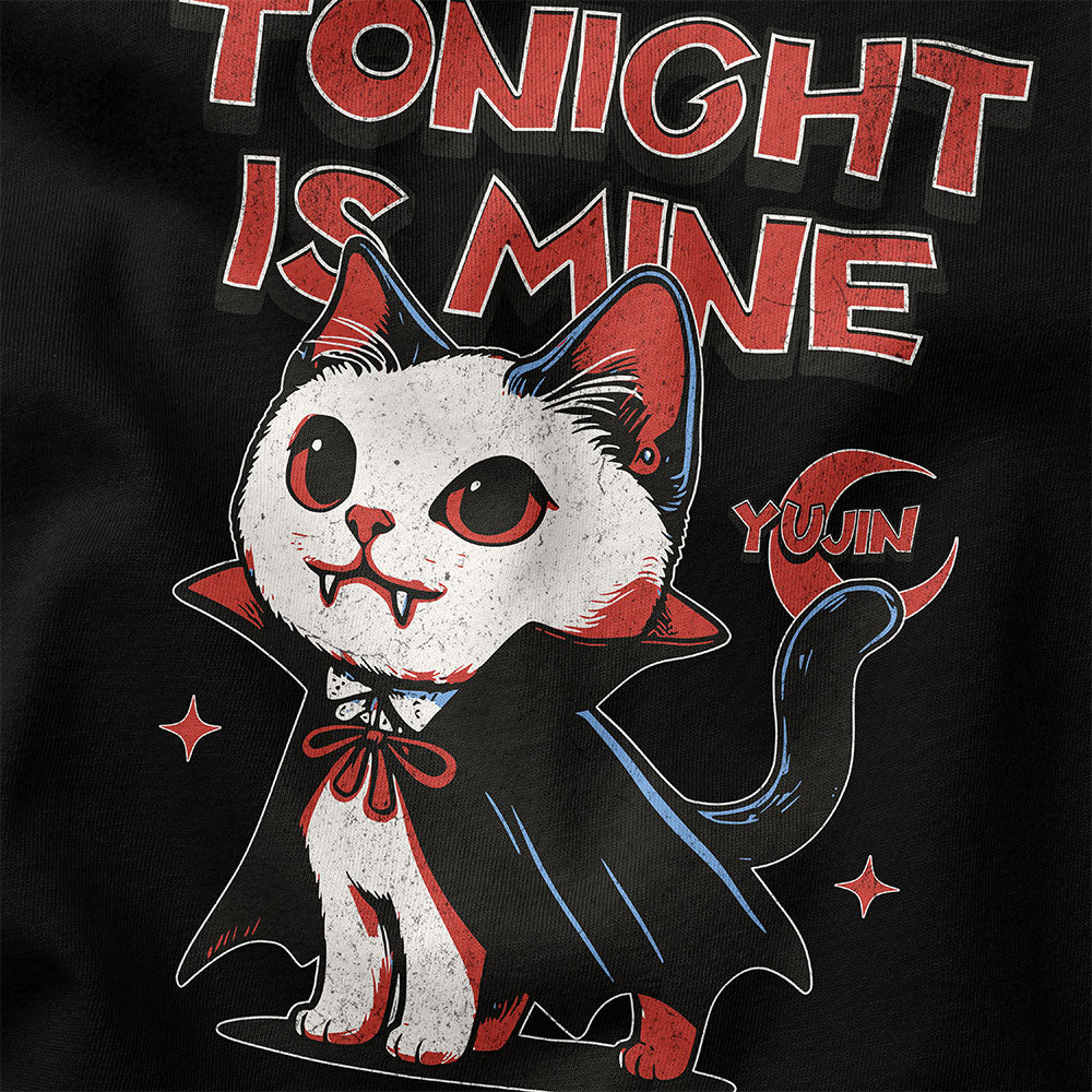 Tonight Is Mine Cat T-Shirt | Yūjin Japanese Anime Streetwear Clothing