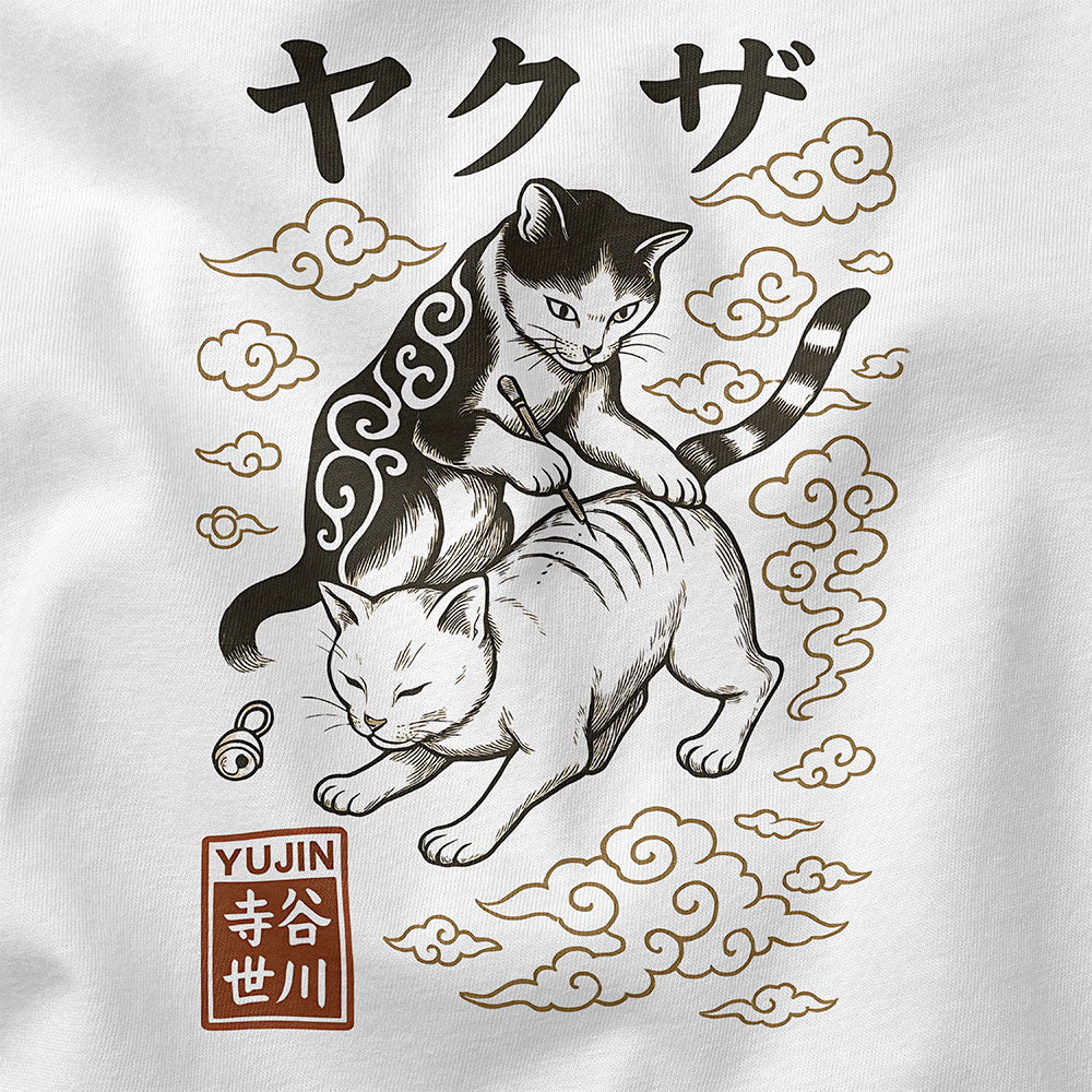 Tattoo Cat T-Shirt | Yūjin Japanese Anime Streetwear Clothing