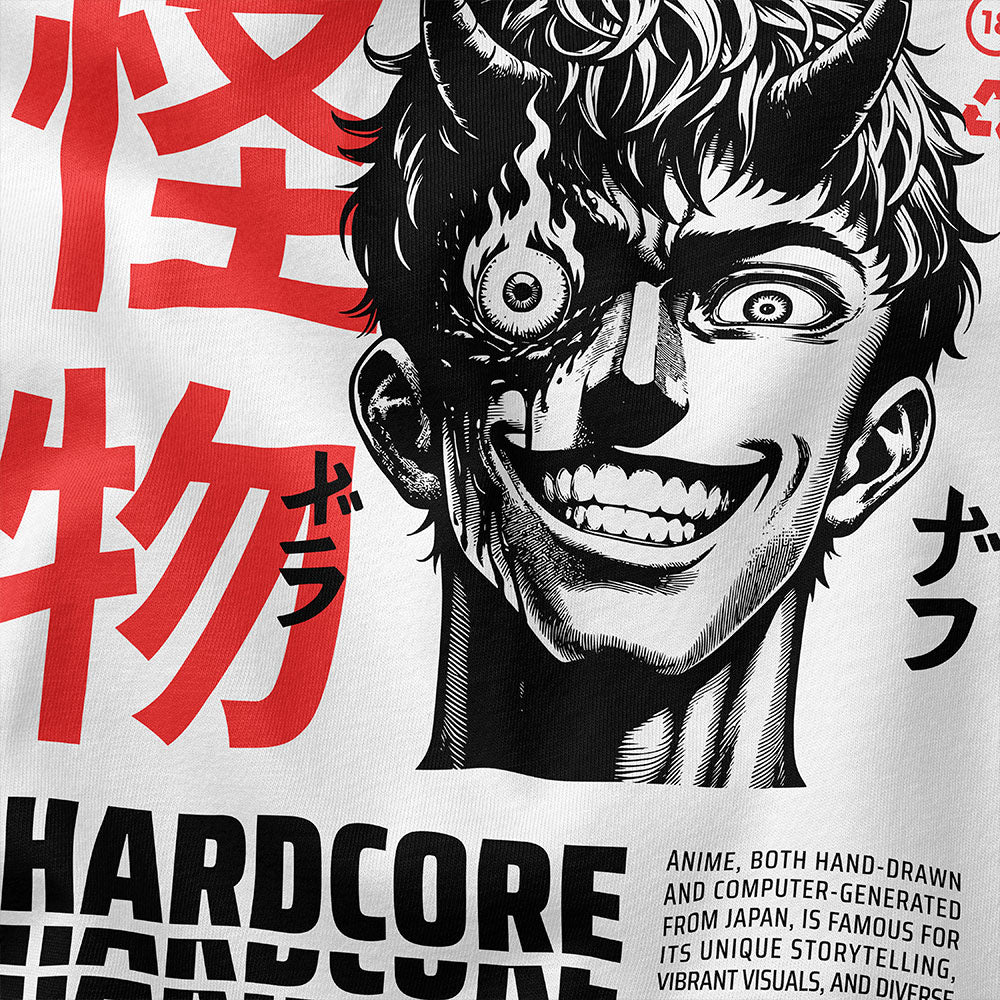 Hardcore Anime T-Shirt | Yūjin Japanese Anime Streetwear Clothing