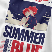 Summer Blue T-Shirt | Yūjin Japanese Anime Streetwear Clothing