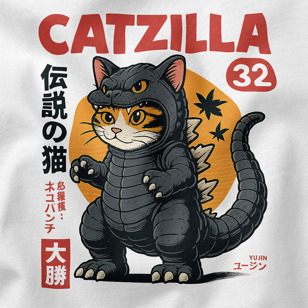 Catzilla Monster Cat T-Shirt | Yūjin Japanese Anime Streetwear Clothing