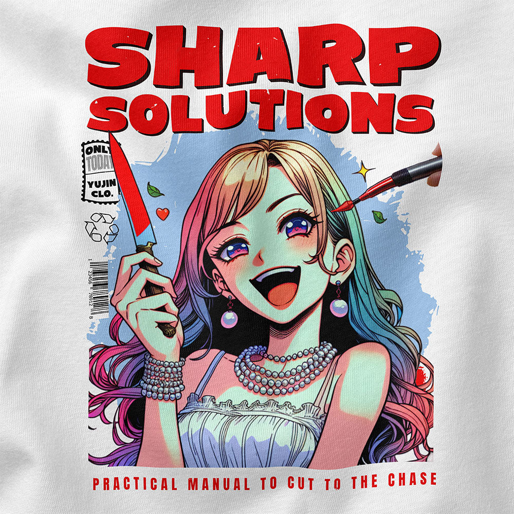 Sharp Solutions T-Shirt | Yūjin Japanese Anime Streetwear Clothing