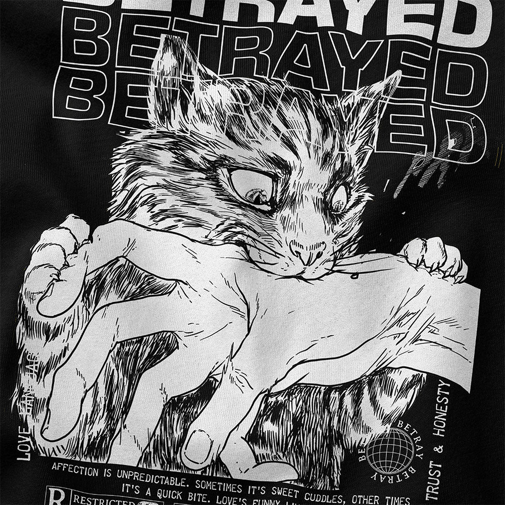 Betrayed Cat T-Shirt | Yūjin Japanese Anime Streetwear Clothing