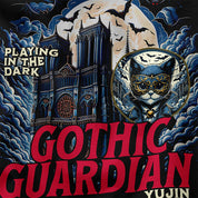 Gothic Guardian Cat T-Shirt | Yūjin Japanese Anime Streetwear Clothing