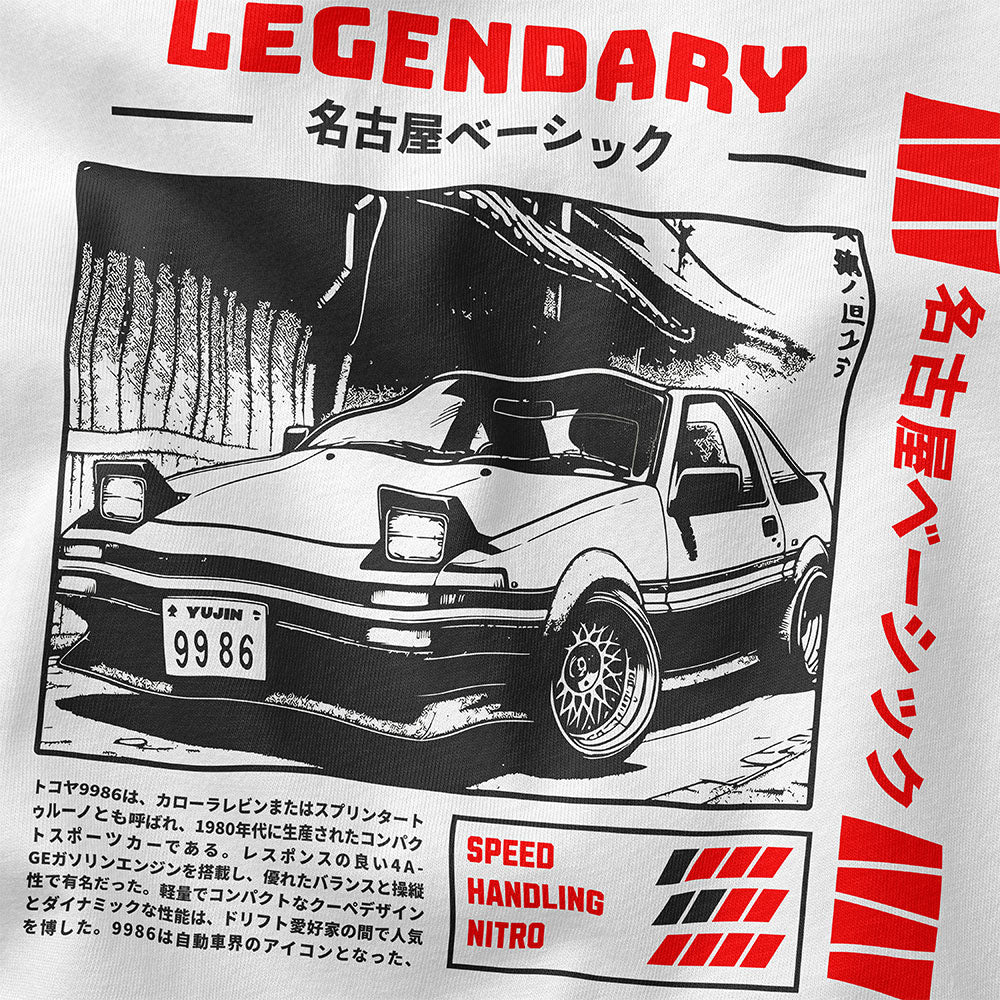 Legendary Car T-Shirt | Yūjin Japanese Anime Streetwear Clothing