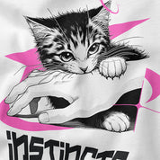 Instincts Cat T-Shirt | Yūjin Japanese Anime Streetwear Clothing