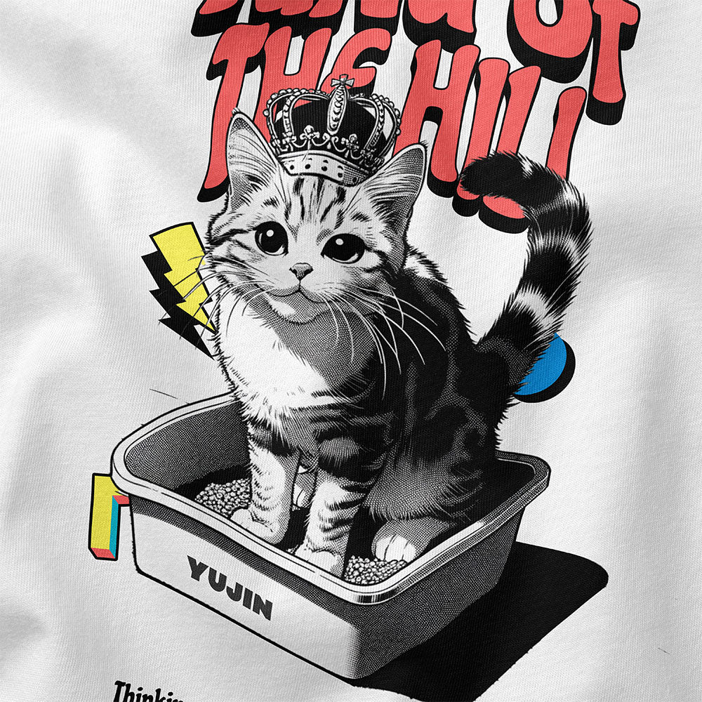 King Of The Hill Cat T-Shirt | Yūjin Japanese Anime Streetwear Clothing