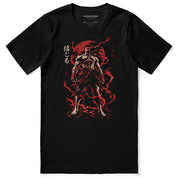 Discipline Unleashed Warrior T-Shirt — Black front flatlay