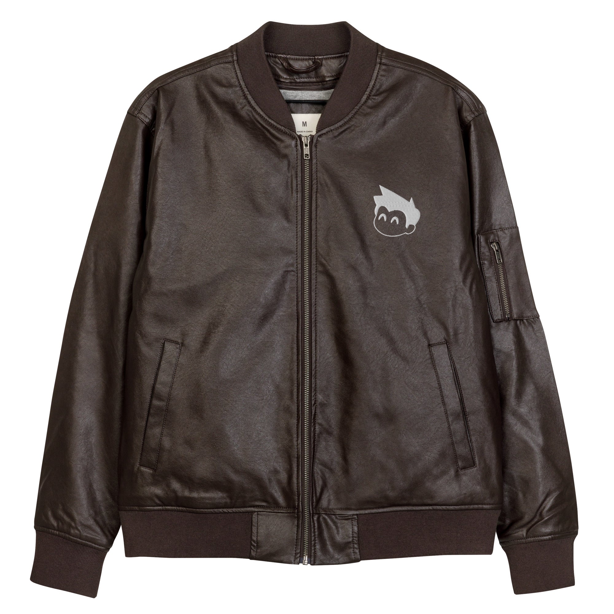 Gimbo Leather Bomber Jacket | Yūjin Japanese Anime