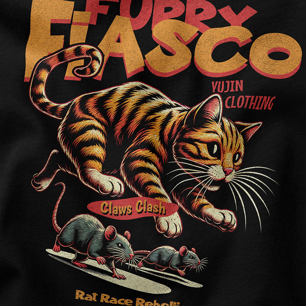 Furry Fiasco Cat Tank Top | Yūjin Japanese Anime Streetwear Clothing
