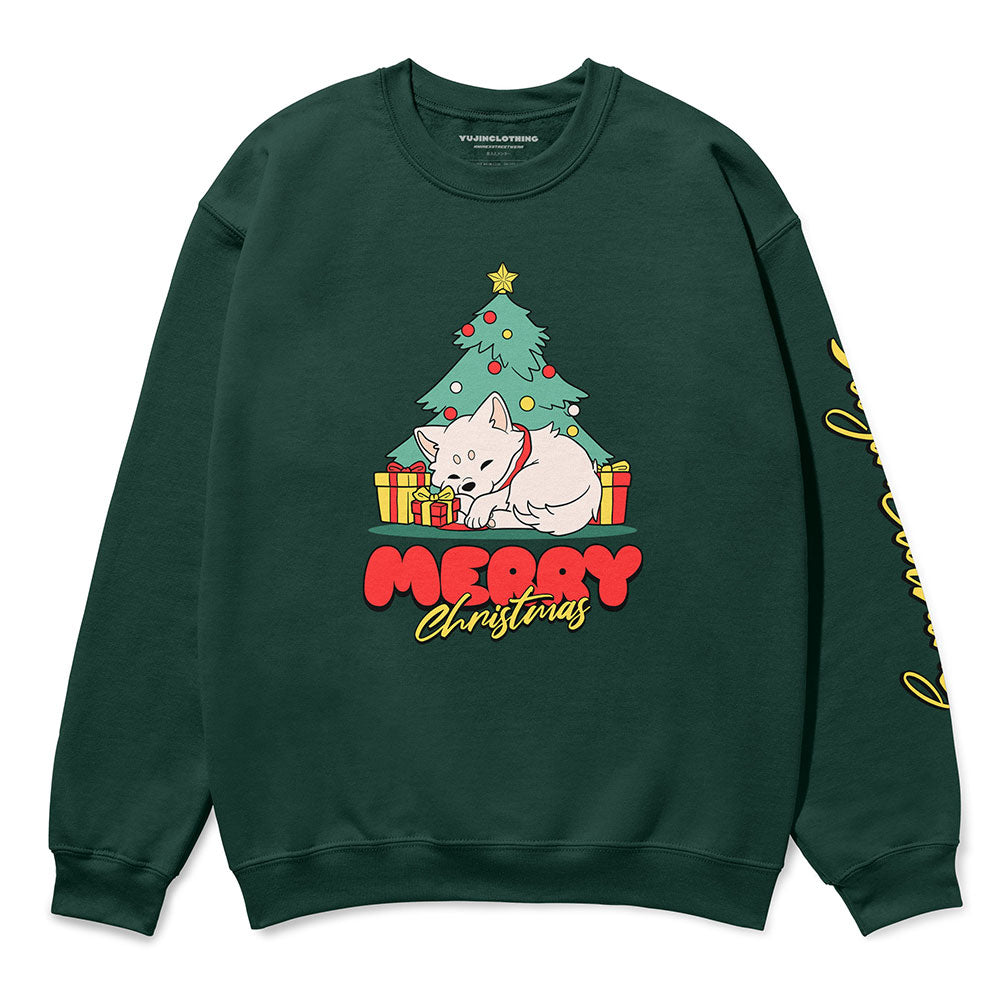 Merry Christmas Fox Sweatshirt