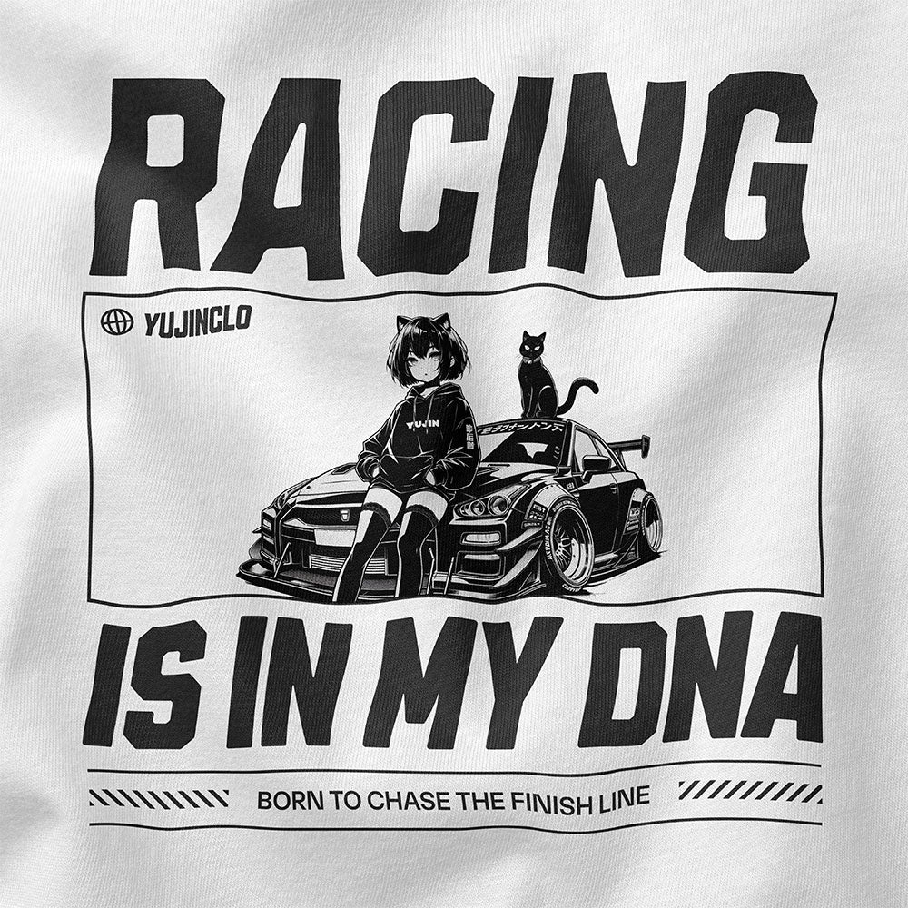 Racing Is In My DNA Car T-Shirt | Yūjin Japanese Anime Streetwear Clothing