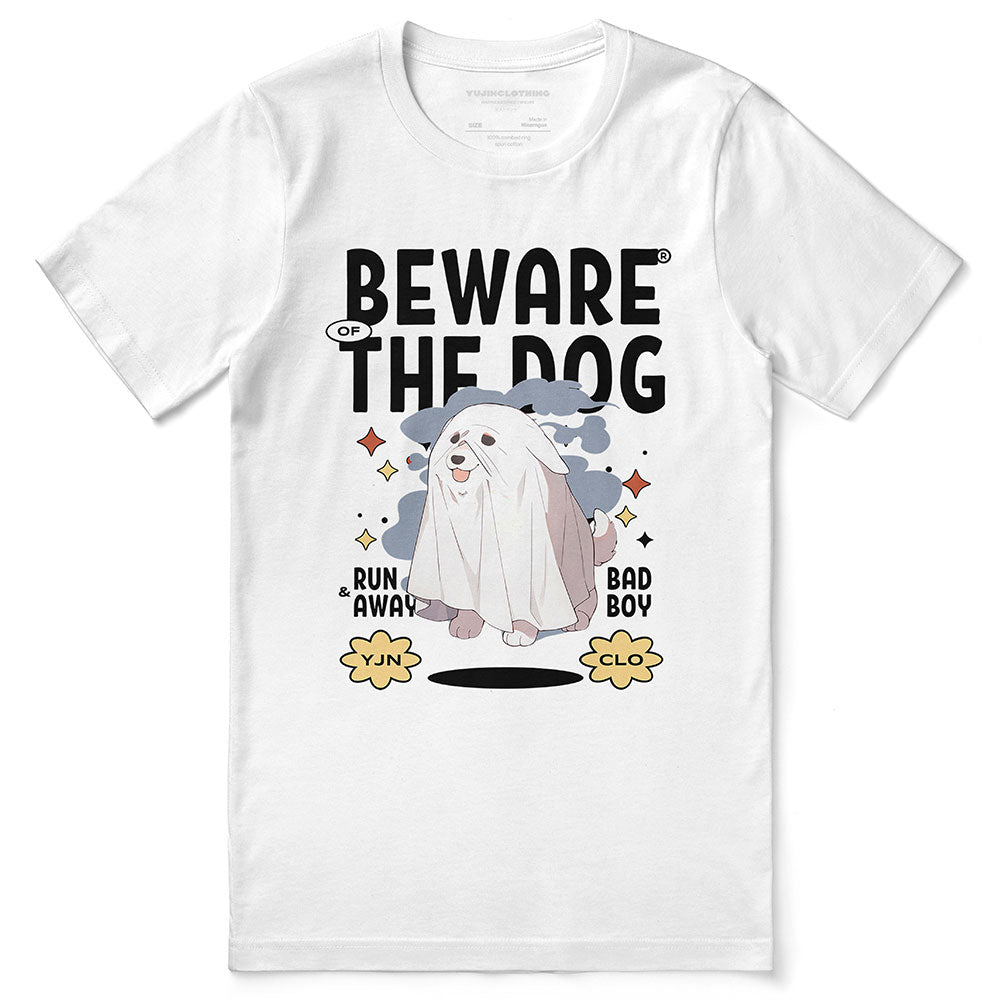 Beware Of The Dog T-Shirt | Yūjin Japanese Anime Streetwear Clothing