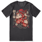 Good Fortune Maneki Cat T-Shirt