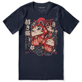 Good Fortune Maneki Cat T-Shirt